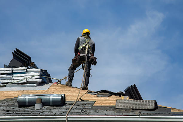 Professional Roofing technician working in Rancho Mirage, CA